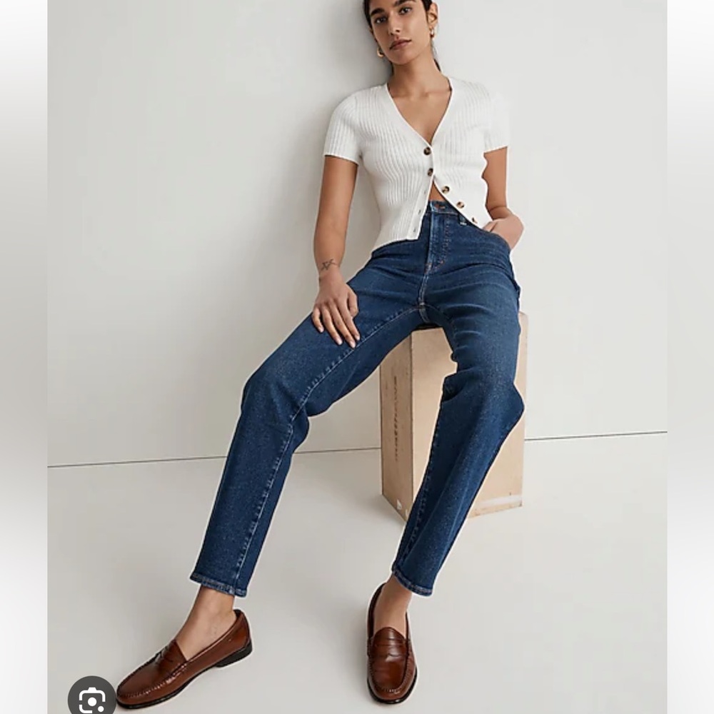 NWT MADEWELL The Perfect Vintage Straight Leg Denim Jeans women’s 25